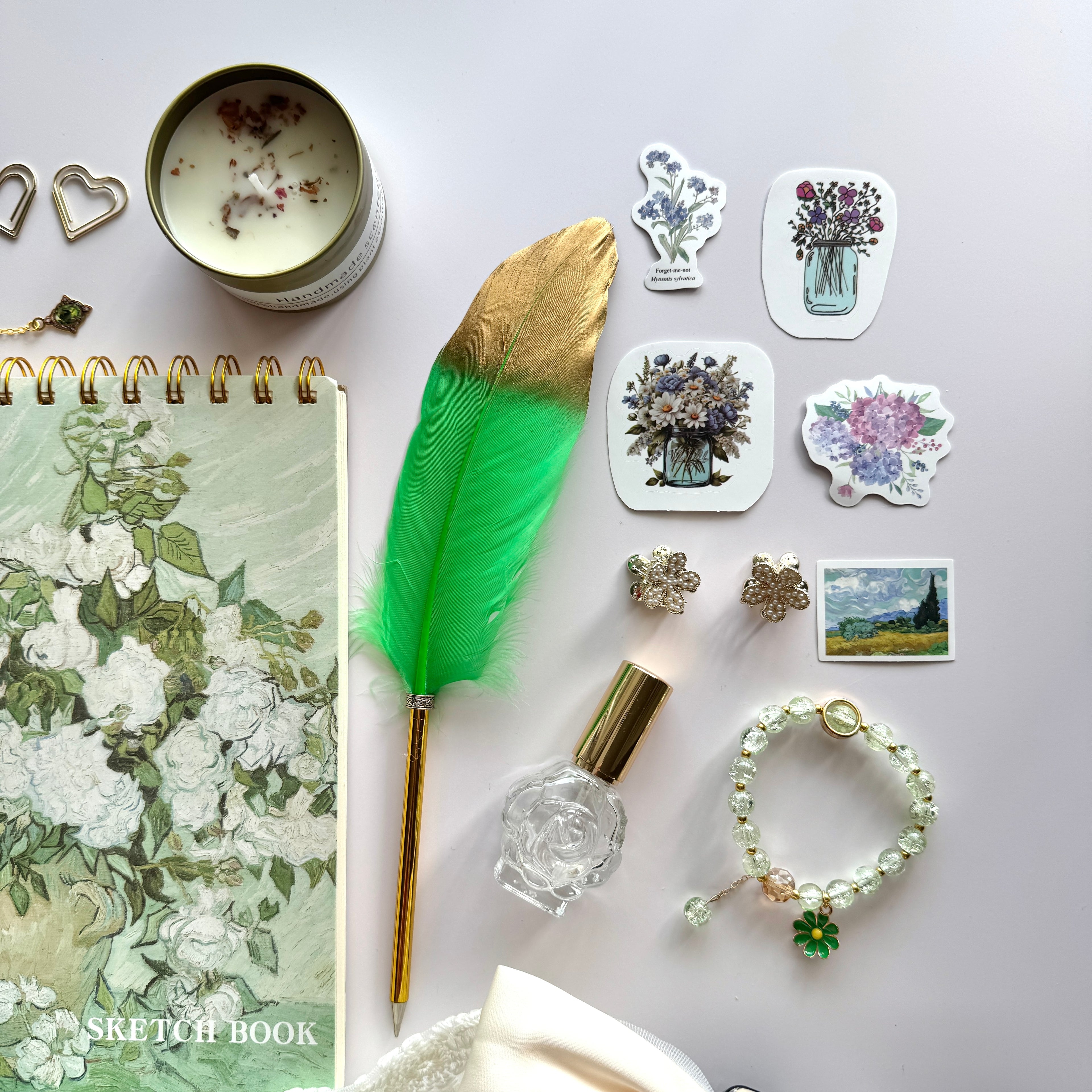 White Roses Set