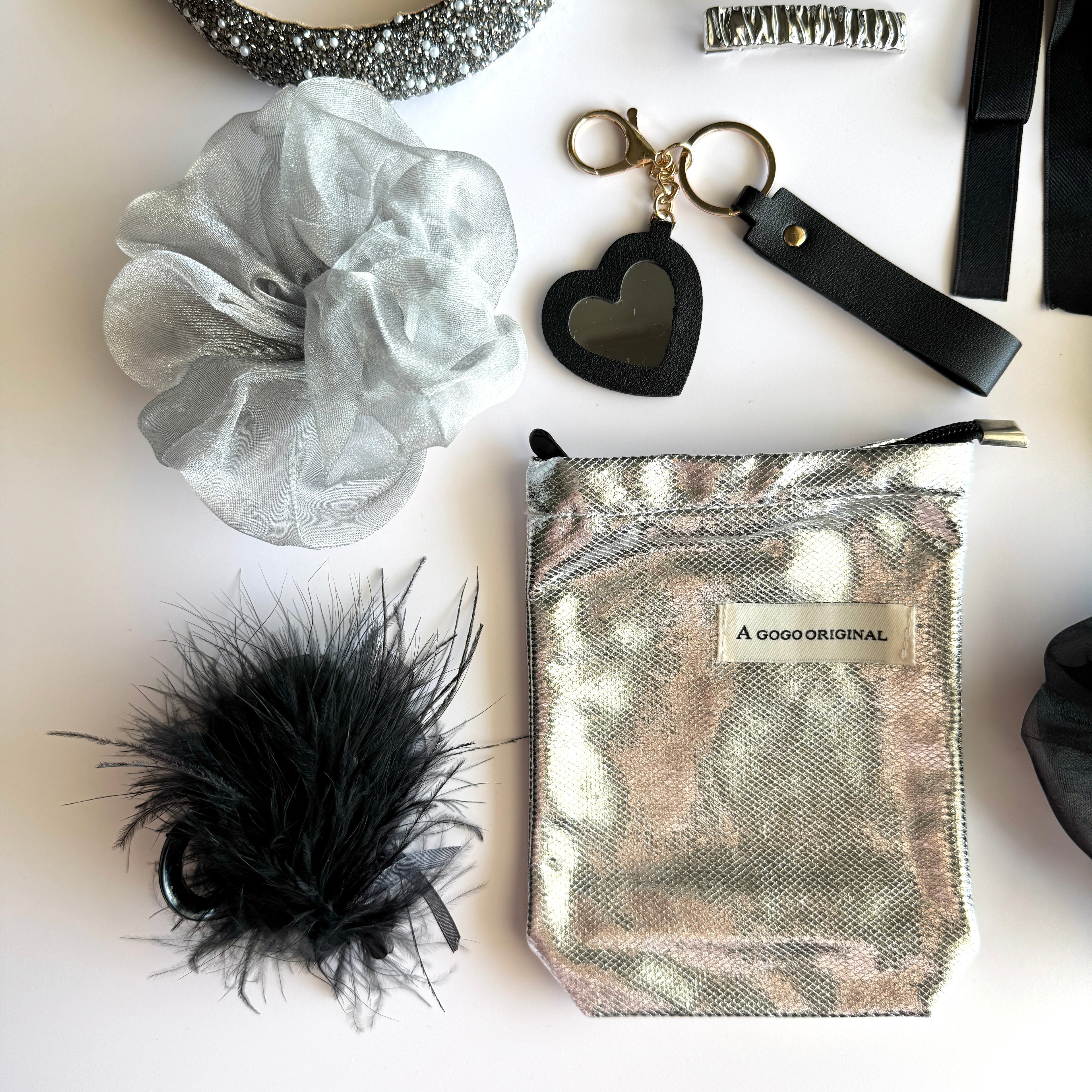 Glam Black & Silver