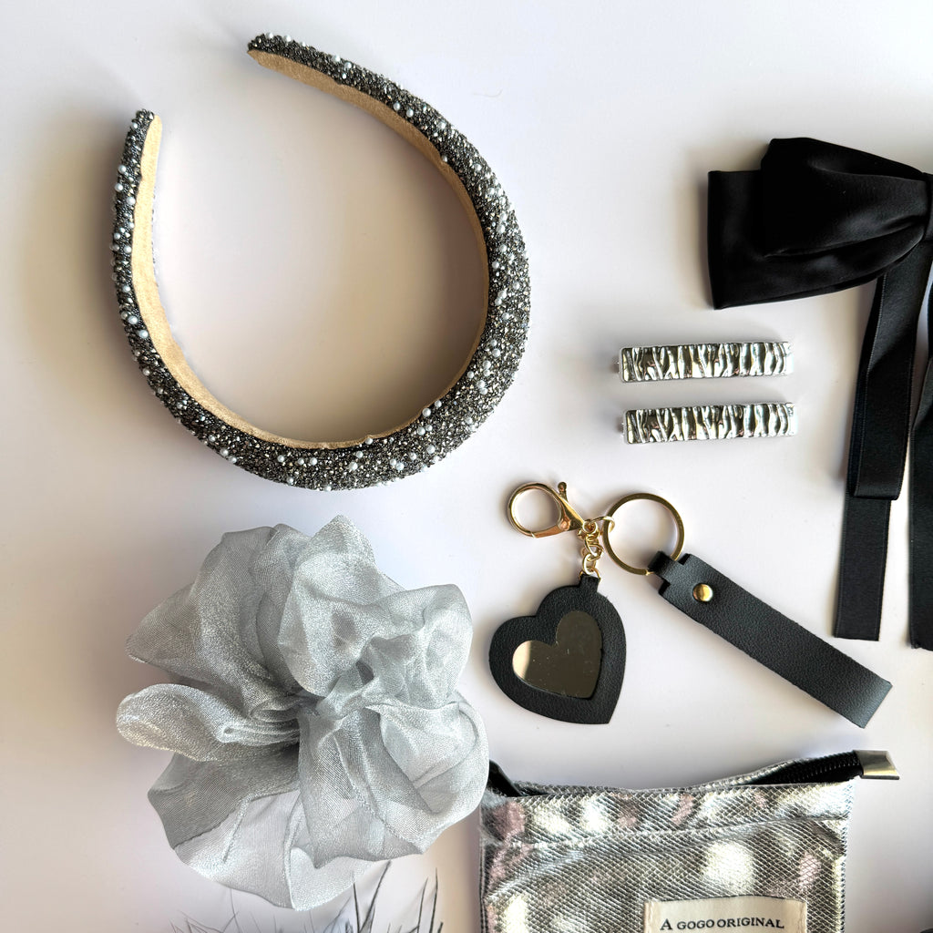 Glam Black & Silver