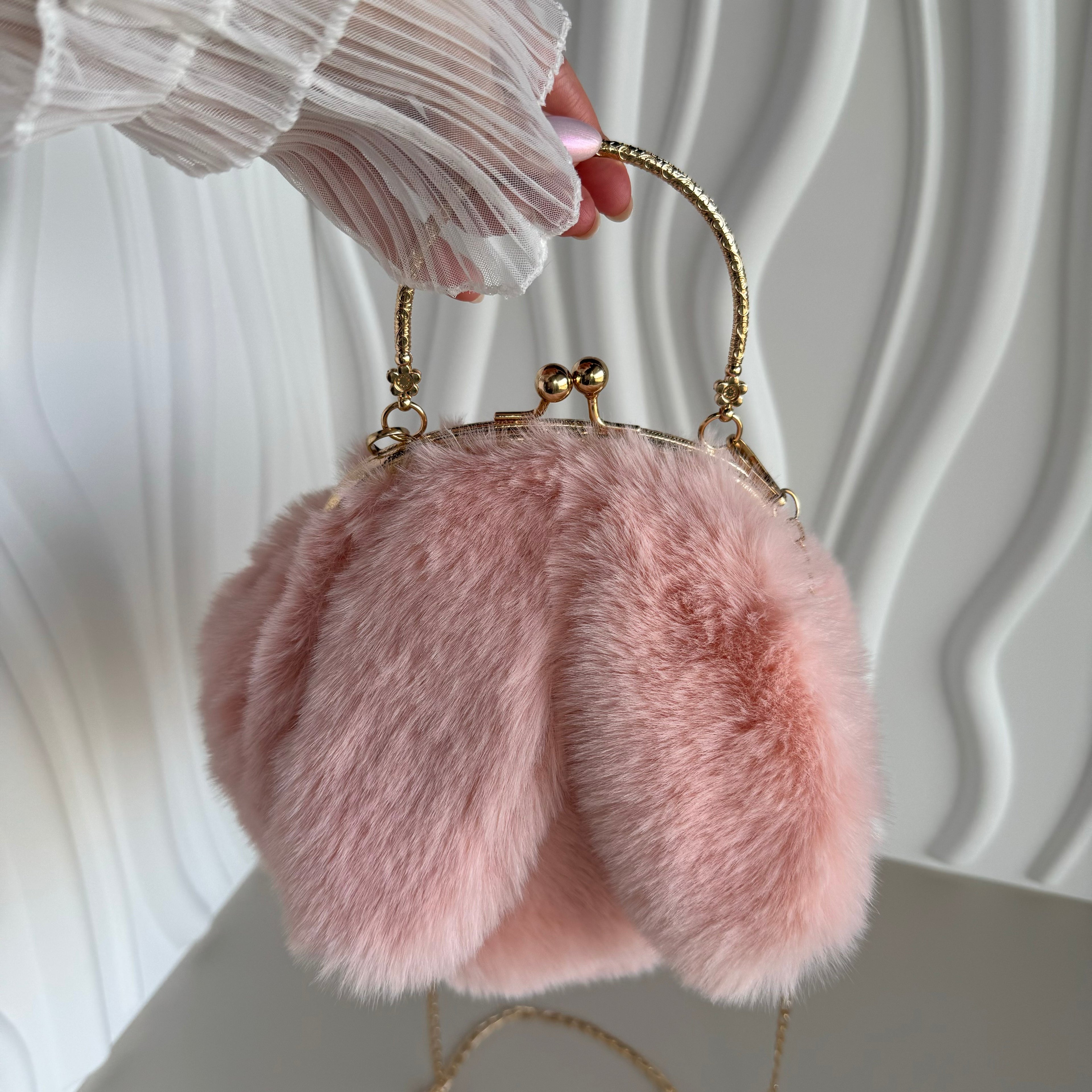 Fluffy Bunny Purse