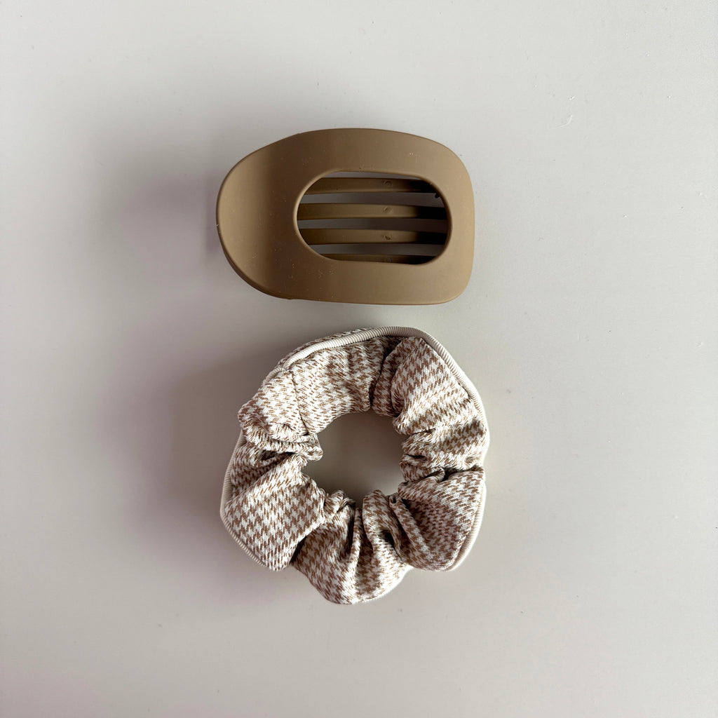 Matte Clip & Scrunchie Duo
