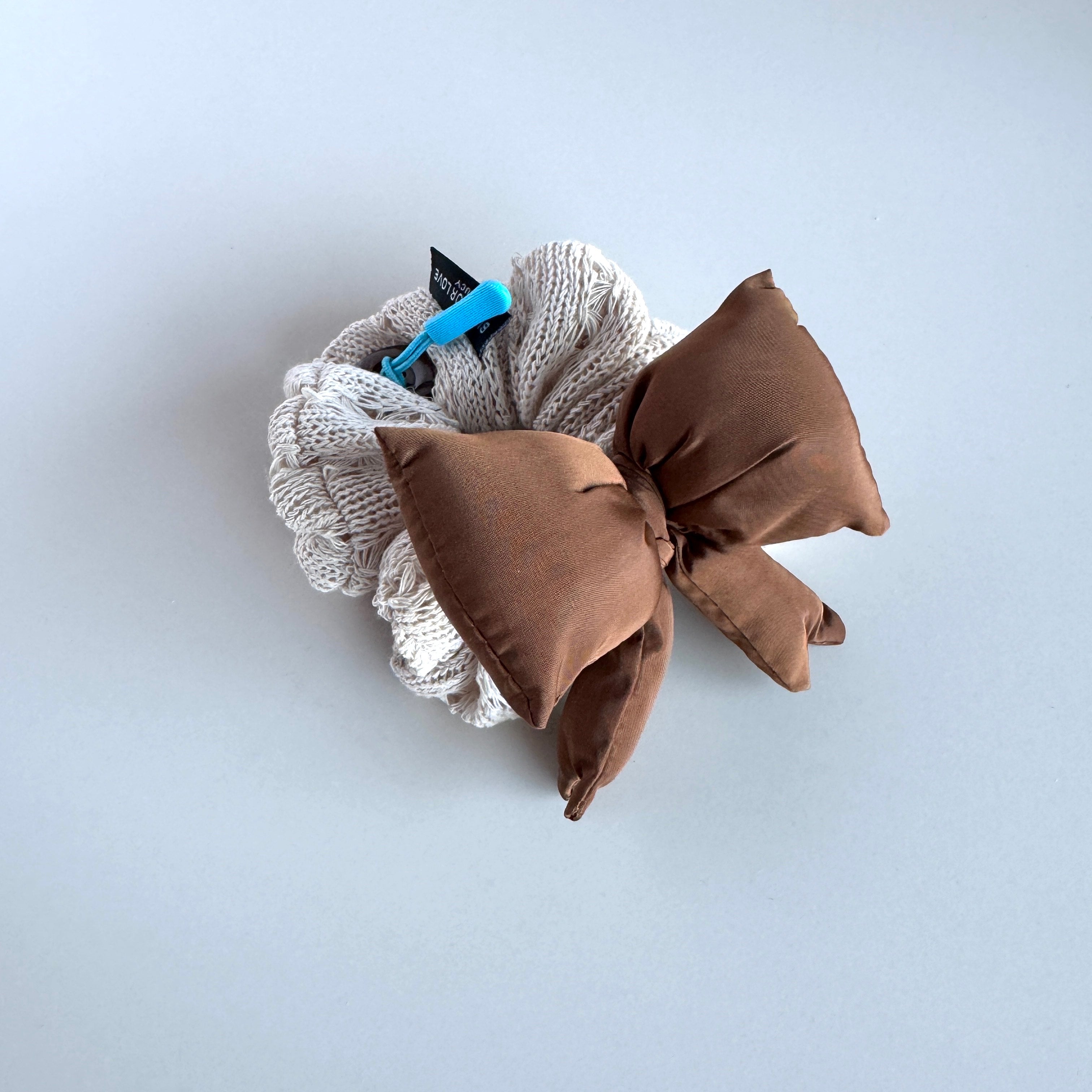 Cozy Bow Scrunchie