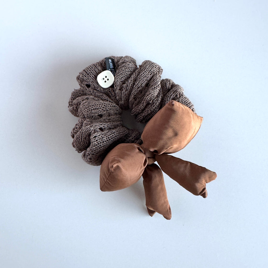 Cozy Bow Scrunchie