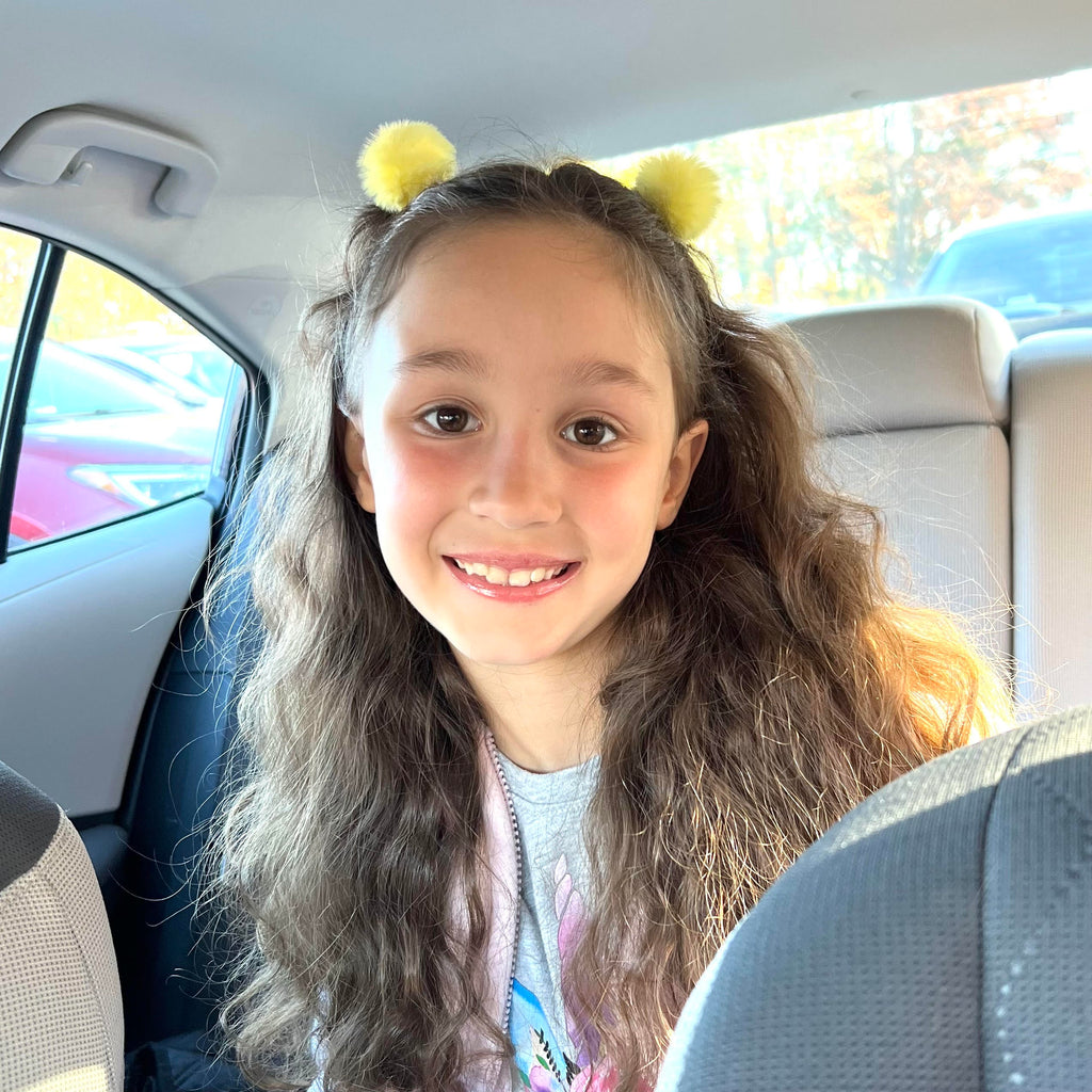 Fluffy Pom-Pom Hair Ties (Set of 2)