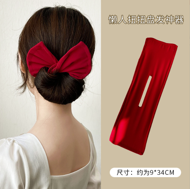 Bow Hair Curler Clip